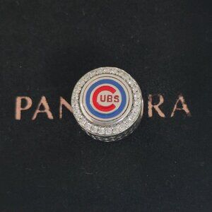 Pandora Chicago Cubs Women’s Unforgettable Moment Bead Charm S925 ALE with box